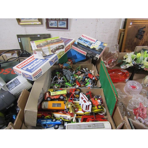 191 - BOX TO INCL AIRFIX, DIECAST VEHICLES, ETC