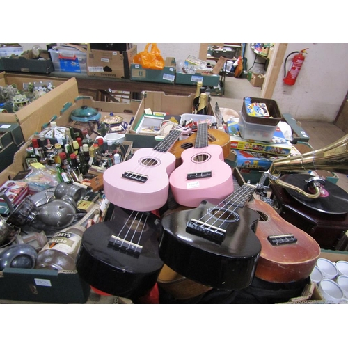 241 - BOX OF UKULELES