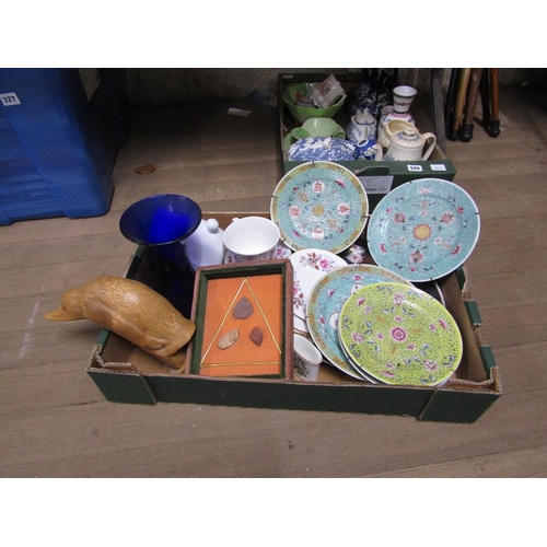 326 - BOX OF TABLEWARES ETC