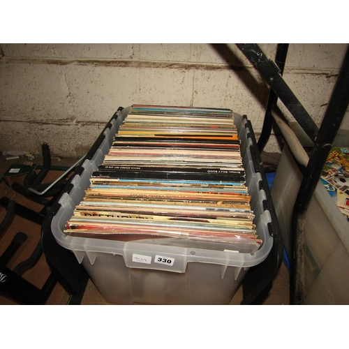 330 - CRATE OF RECORDS