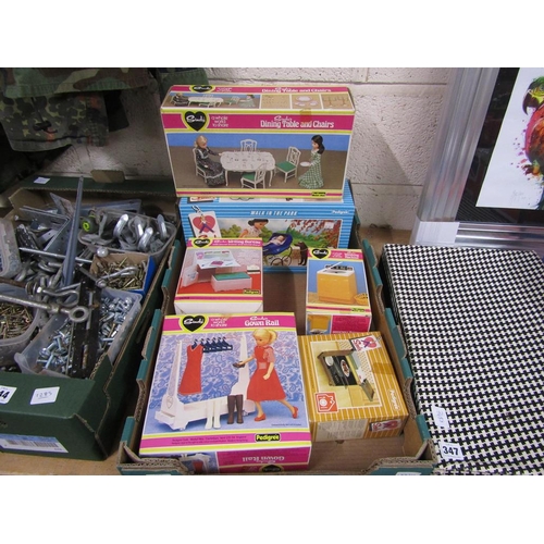 345 - BOXED SINDY FURNITURE - WASHING MACHINE BOX EMPTY