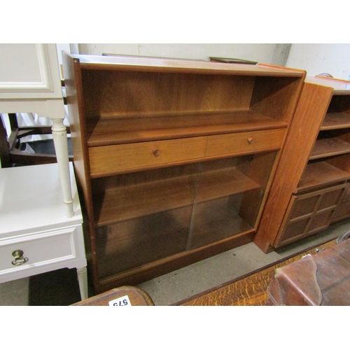 567 - NATHAN TEAK BOOKCASE