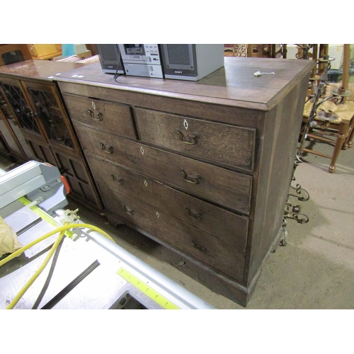 613 - GEORGIAN OAK CHEST