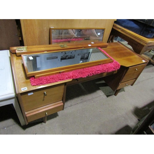 627 - TEAK DRESSING TABLE