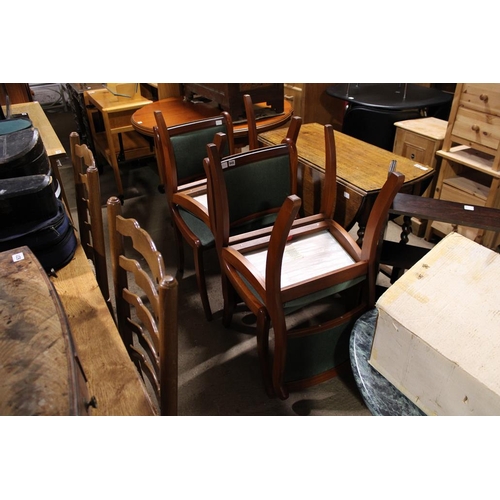 645 - FOUR DINING CHAIRS