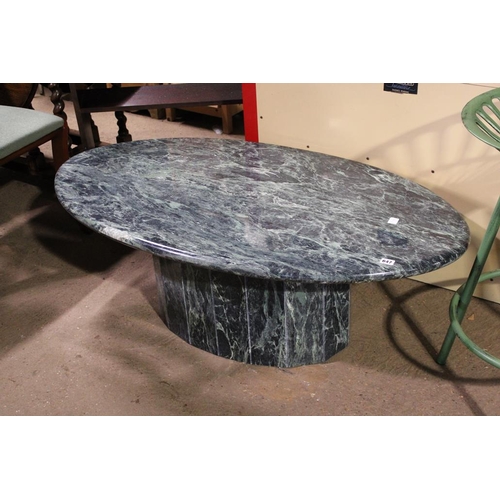 647 - MARBLE TOP TABLE