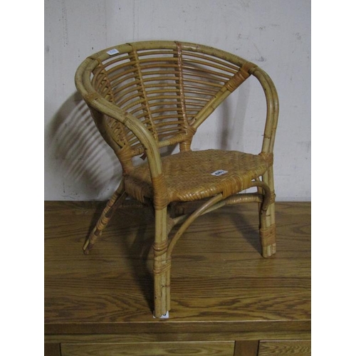 681 - CHILDS WICKER CHAIR