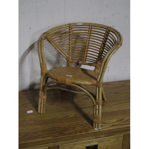 681 - CHILDS WICKER CHAIR