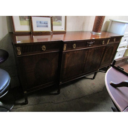 704 - BOW FRONT SIDEBOARD