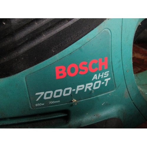 718 - TWO BOSCH HEDGECUTTERS