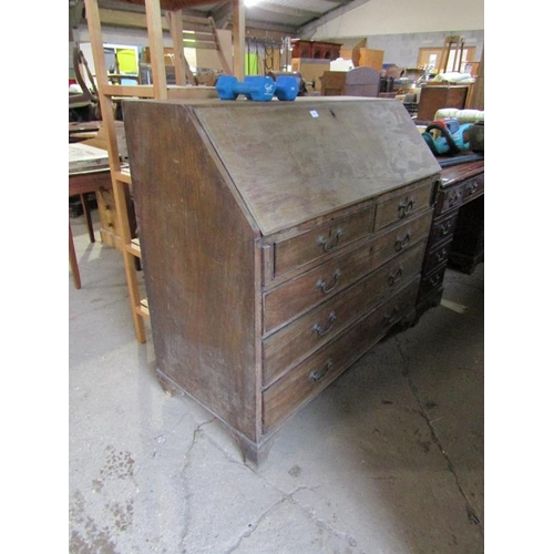 719 - GEORGIAN MAHOGANY BUREAU