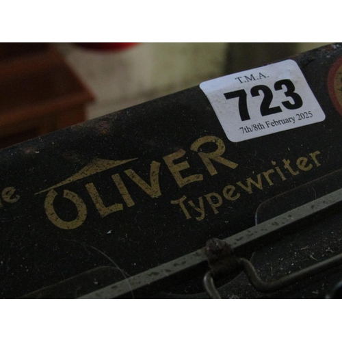 723 - VINTAGE OLIVER TYPEWRITER