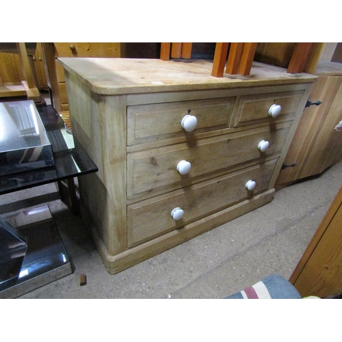 739 - VICTORIAN PINE CHEST