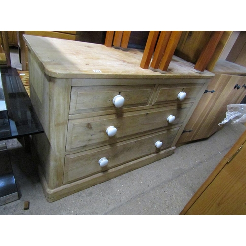 739 - VICTORIAN PINE CHEST