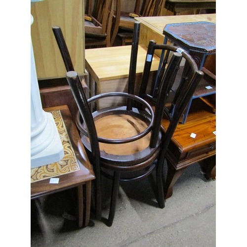 743 - TWO BENTWOOD CHAIRS