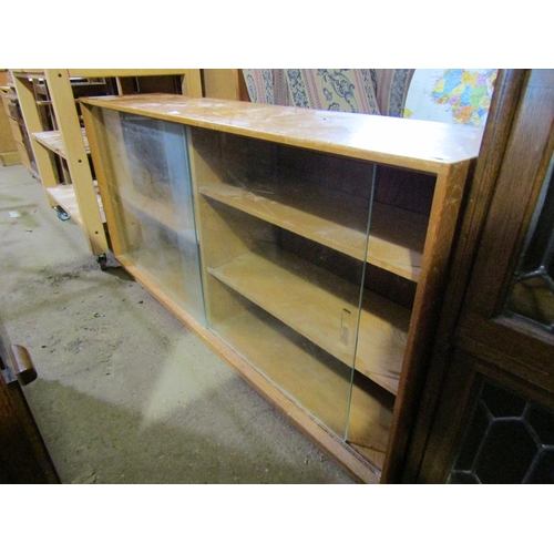 761 - OAK BOOKCASE