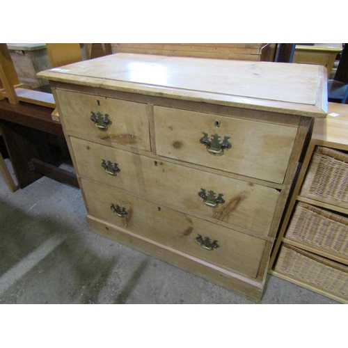 767 - VICTORIAN PINE CHEST