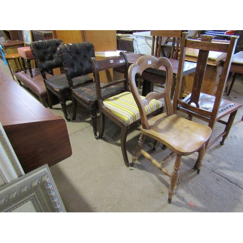 789 - FOUR MISC. DINING CHAIRS