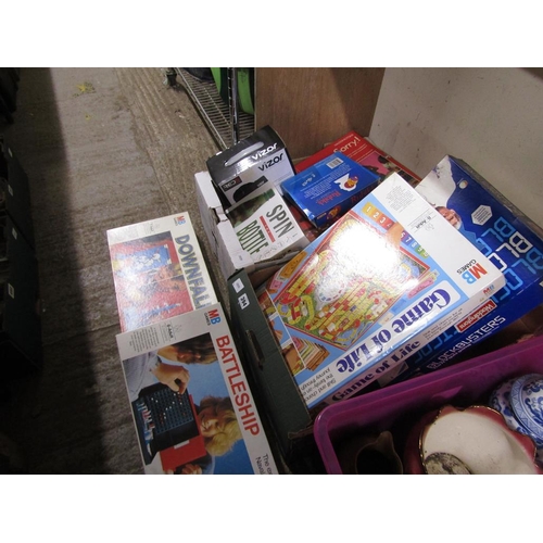 394 - TWO BOXES OF GAMES