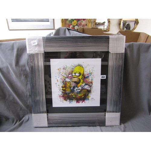 462 - PARICE MURCIANO HOMER SIMPSON PRINT