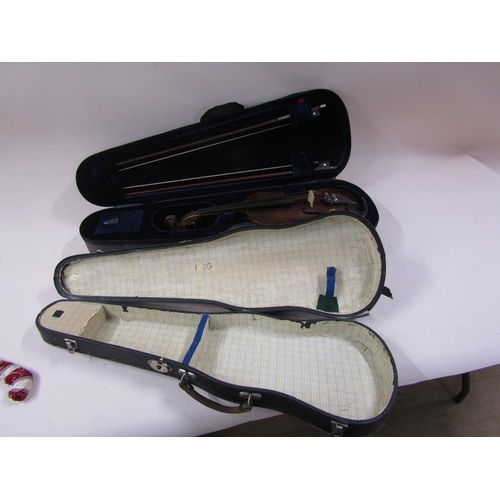 1297 - VIOLIN IN CASE AND A CASE