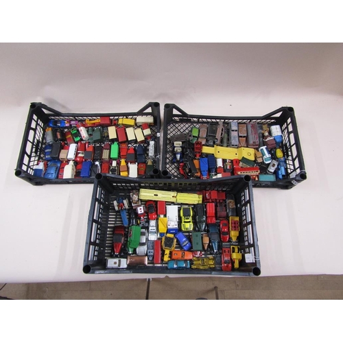 1311 - THREE TRAYS OF DIECAST VEHICLES