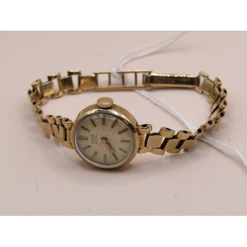 1479 - 9ct GOLD LADIES TUDOR ROLEX WATCH