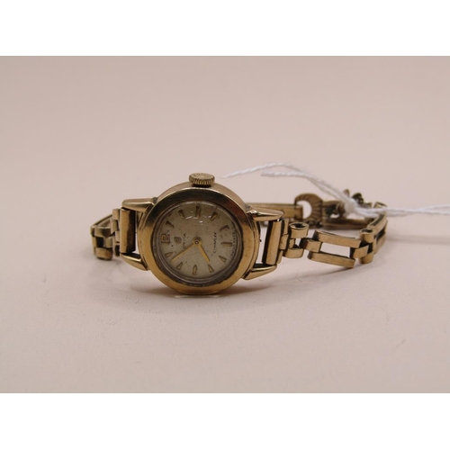 1482 - CYMA 9ct GOLD LADIES WATCH