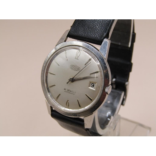 1486 - ACHILLE NICOLET GENTS WATCH IN ORIGINAL BOX