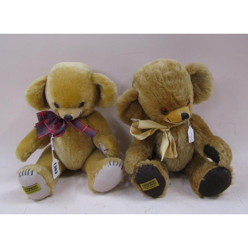 1363 - TWO MERRYTHOUGHT TEDDIES APPROX 36CM H