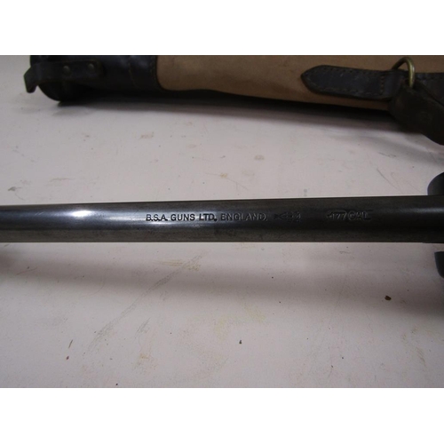 1383 - BSA .177 AIR RIFLE WTIH TELESCOPIC SIGHT