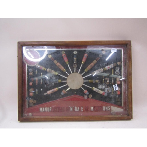 1384 - SHOT GUN CARTRIDGE DISPLAY