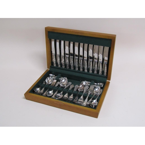 1761 - CANTEEN OF SILVER PLATED SHEFFIELD CUTLERY