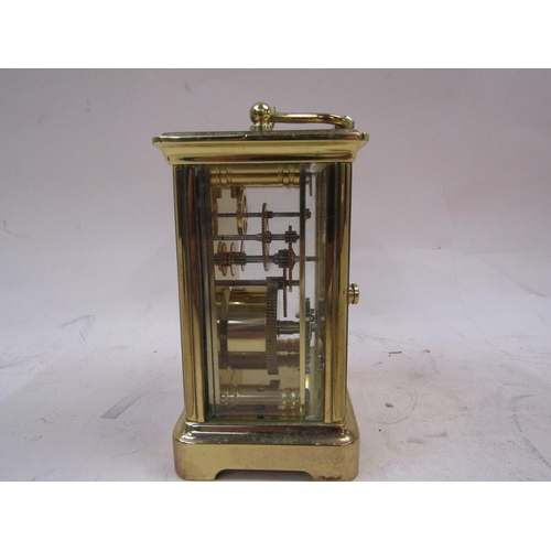 1439A - HALCYON DAYS ROYAL COMMEMORATIVE CARRIAGE CLOCK IN CASE, CLOCK 12CM H