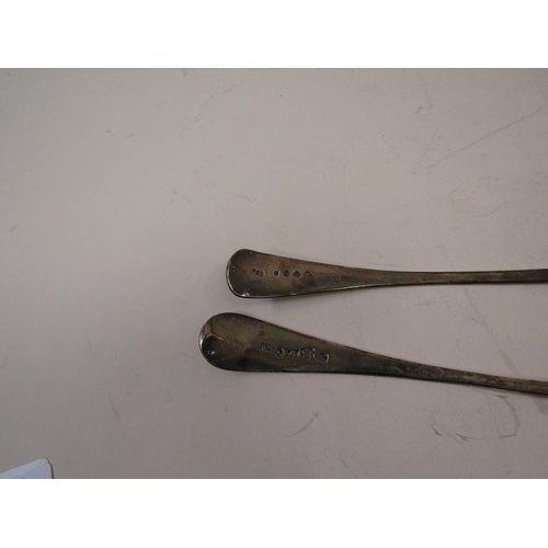 1733 - PAIR OF GEORGIAN SILVER SPOONS 3.4ozt