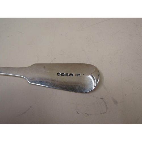 1738 - GEORGIAN SILVER SERVING SPOON 4.9ozt