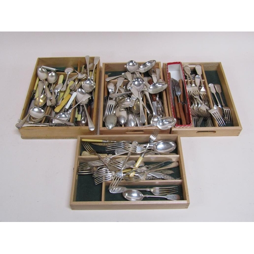 1777 - BOX OF SILVER PLATED CUTLERY