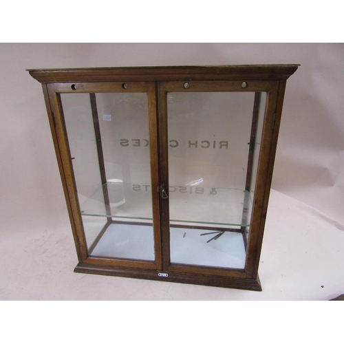 1457 - W&R JACOBS & CO LTD CAKE AND BISCUIT DISPLAY CASE, 69CM W