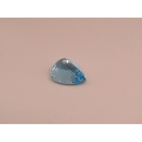 1639 - BRAZILIAN BLUE TOPAZ STONE  27.5 carats