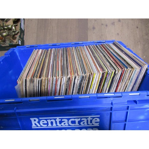 334 - TWO CRATES OF RECORDS