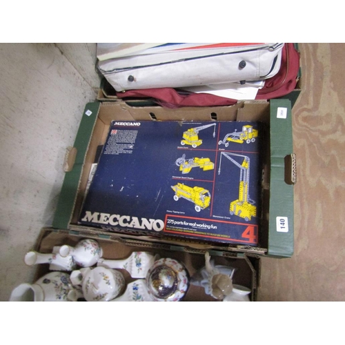 140 - BOX OF MECCANO