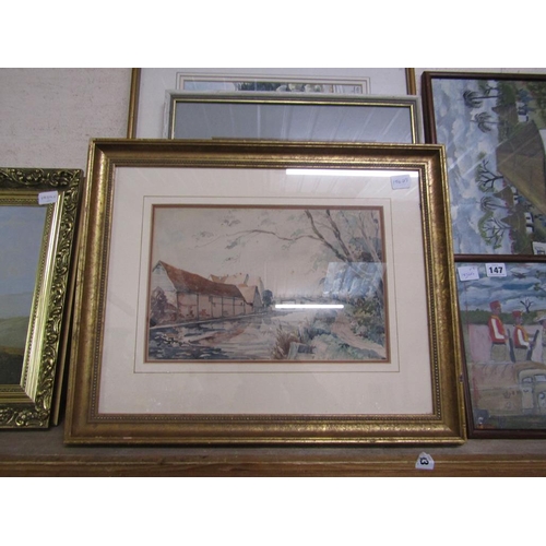 146 - COLLECTION OF FRAMED WATERCOLOURS - COASTAL ETC