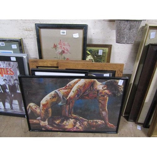 161 - COLLECTION OF FRAMED PICTURES AND PRINTS