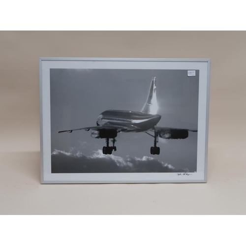 1268 - CAPTAIN A R KEMP? - CONCORDE, TWO PHOTOGRAPHIC PRINTS, EACH APPROX 42CM X 58CM