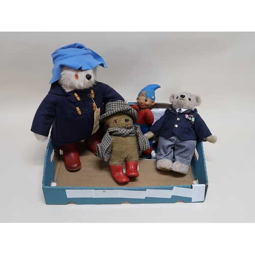 1294 - PADDINGTON BEAR; TWO TEDDY BEARS; NODDY