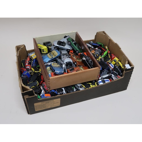 1296 - TWO BOXES OF MIXED DIECAST VEHICLES