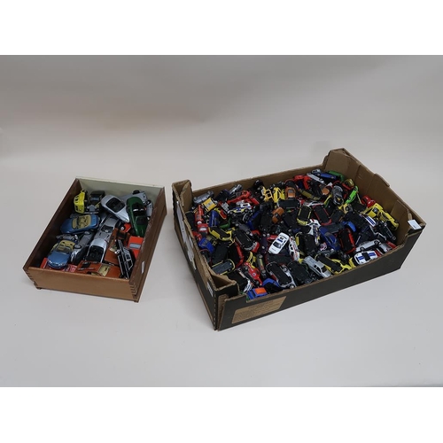 1296 - TWO BOXES OF MIXED DIECAST VEHICLES