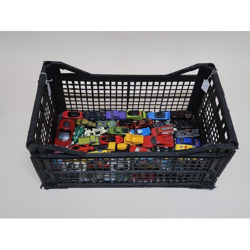 1300 - FOUR CRATES OF MIXED DIECAST VEHICLES