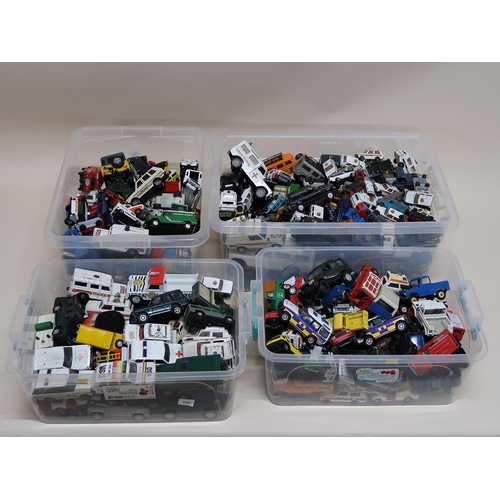 1306 - FOUR BOXED OF MIXED DIECAST VEHICLES