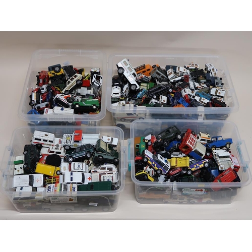 1306 - FOUR BOXED OF MIXED DIECAST VEHICLES